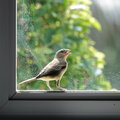 Plus d'impact d'oiseau contre la fenêtre