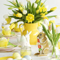 Fêtez Pâques avec un brunch et des tulipes