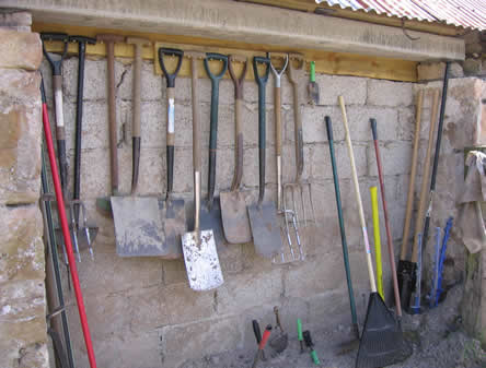 les outils au jardin