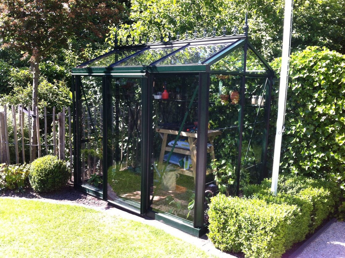 Janssens serre groen kopen - 3,8 m² - Janssens AluSystems assortiment - 0 - 1