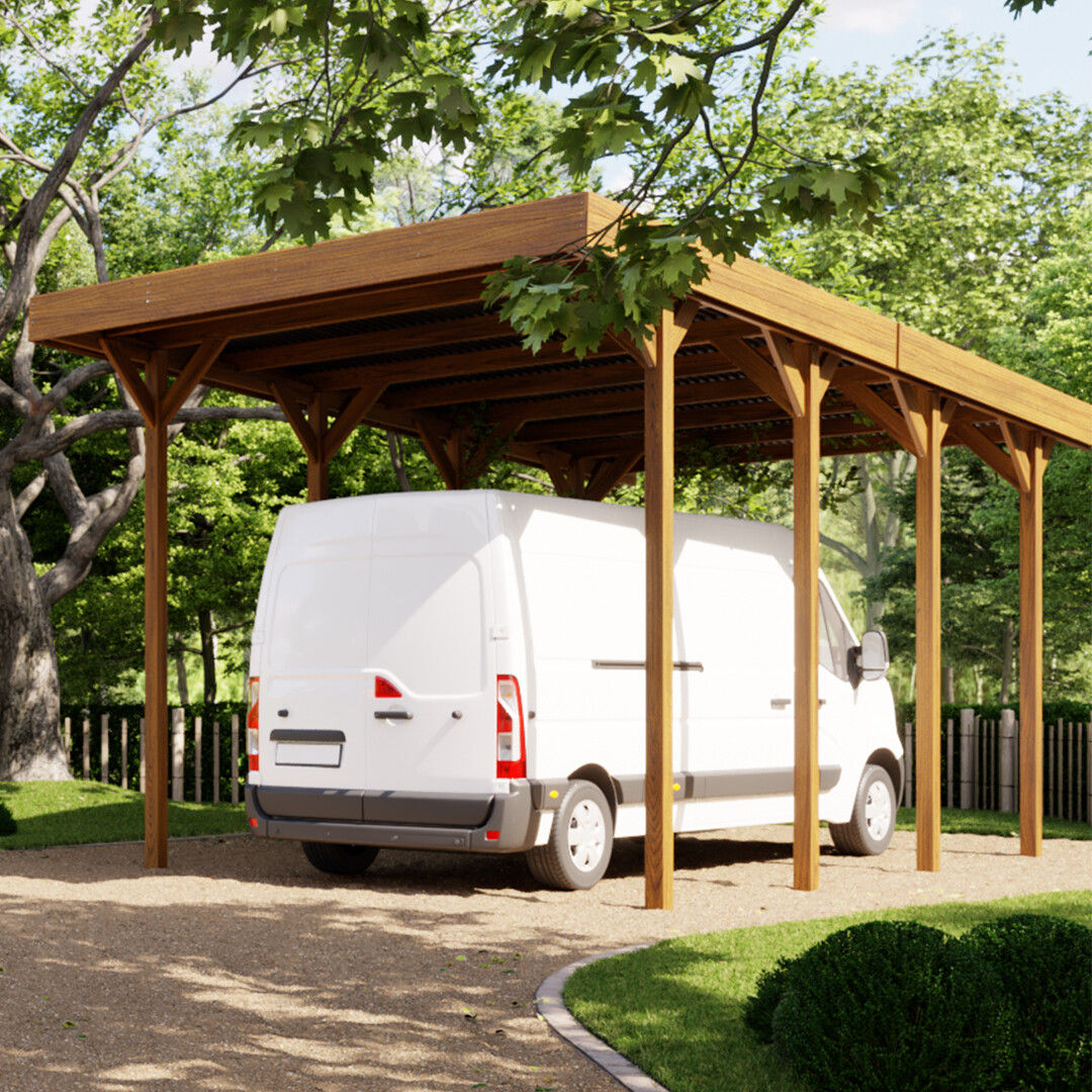 Carport voor je campingcar - extra hoge carport - 0 - 1 - 2 - 3 - 4 - 5
