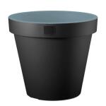 Pot à fleurs anthracite/vert pastel - Ø 50 cm x H 43 cm