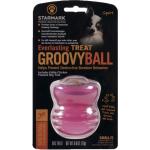 Jouet pour chien Starmark Treat Groovy Ball - Ø 6 x 8 cm - S