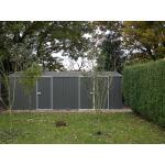 Abri de jardin Absco Highlander 60303HK - 18 m² - gris
