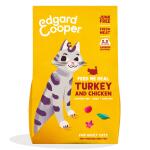 Edgar & Cooper nourriture pour chats Adult avec de la dinde et du poulet - 2 kg