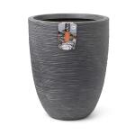 Vase Capi Waste elegant low rib NL 46 x 58 cm - gris