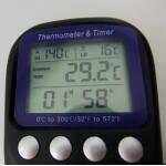 Thermometer für die Bodentemperatur - digital