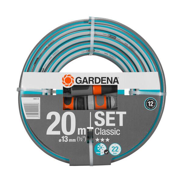 Kit d'Arrosage Complet avec 20 m. Tuyau Gardena Classic 13 mm +