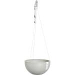 ECOPOTS Brussels Hängekorb - Weiß-grau Ø 27 cm