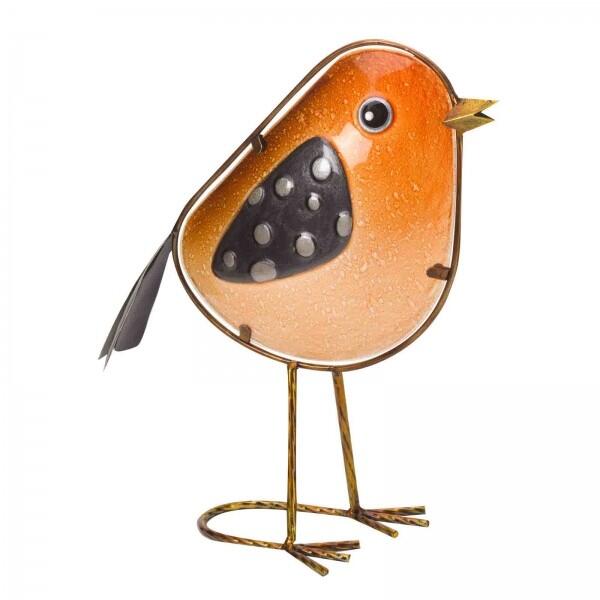 Oiseau en verre Robin - Rouge-gorge - Webshop - Matelma