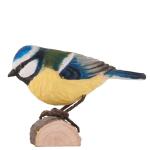 Oiseau en bois - mésange bleue