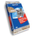 Litière pour bac à chat ECO Agricon à base de pellets de bois - 20 L