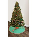 Weihnachtsbaummatte grün/rot