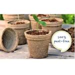 Petits pots ronds de 6 cm - biodégradables et sans tourbe (96 pièces)