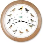 Horloge KooKoo, chants d'oiseaux avec bord en bois