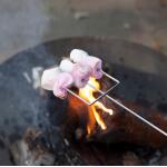 Fourchette à marshmallows en acier - 81 cm