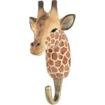 Crochet de suspension en bois - girafe