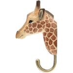 Crochet de suspension en bois - girafe