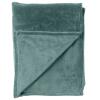 Plaid XL Billy Flannel fleece 150 x 200 cm - vert Sagebruch