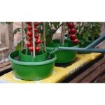 Pot à plante et pot d'arrosage - vert (3 pièces)