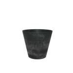 Pot de fleurs Artstone Claire noir Ø 22 cm x H 20 cm