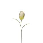 Piquet de jardin en forme de tulipe jaune
