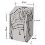 Housse de protection pour chaises de jardin - 61 x 68 x 107 cm