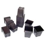 Viereckiger Topf 11 x 11 x 12 cm (10 stück)