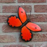Papillon mural orange