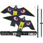 Cerfs-volants anti-oiseaux avec poteau télescopique de 10 m
