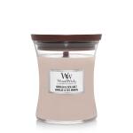 WoodWick Medium Candle - Vanilla & Sea Salt