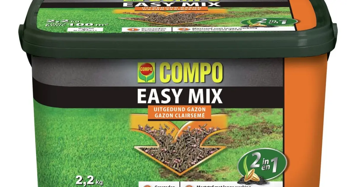 Compo Easy Mix 2-in-1 Rasenrestaurierung - Compo Easy Mix 2-in-1  Rasenreparatur  2,2 kg - Matelma