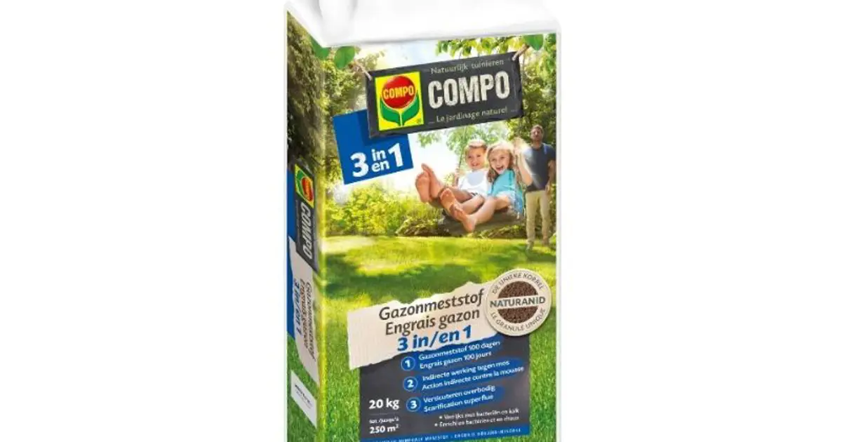 Compo Bio Rasendnger 3-in-1 - 20 kg  250 m - Matelma
