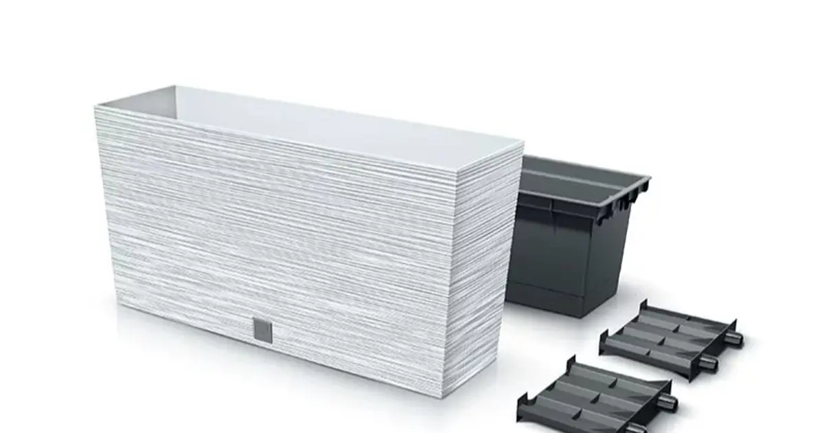 Tour des affaires de Pot Furu - Pot Furu Case M L77 B23.5 H41 blanc ...